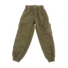 1/12 Male Figure Pants Overalls Fashion for 6inch Doll Figures Green
