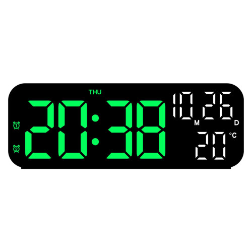 Digital Alarm Clock Dst Modern Table Clock for Office NightStand Livin