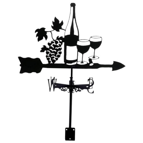 Weather Vane Mount Wind Direction Indicator Gazebo Coop Yard Metal Win