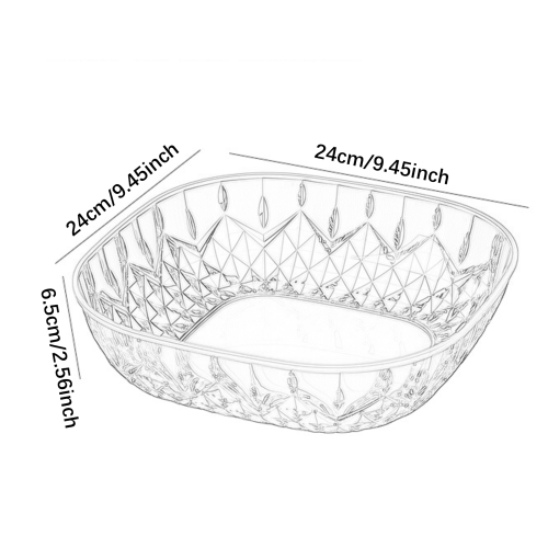Fruit Plate Modern Versatile Food Dish for Reception Graduation Annive 1