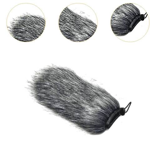Mic Furry Windscreen Portable Windproof Pop Filter for Outdoor Use Int 2