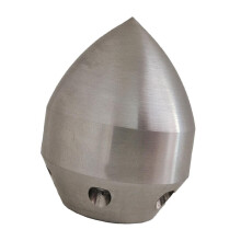 Sewer Jetter Nozzle Pipe Unclogging 135L Flowings Rate Stainless Steel