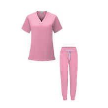 Nursing Scrub Set Breathable Work Clothing for Beauty Center SPA Cosme