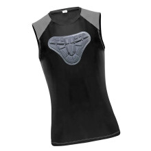 Men Padded Chest Rib Protector Vest Equipment for Football Training Ba