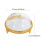 Covered Dessert Plate Decorative Snack Platter for Cheesecake Cheese C 2