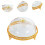 Covered Dessert Plate Decorative Snack Platter for Cheesecake Cheese C 3