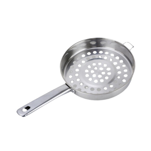 Big Hole Cold Shrimp Colander Stainless Steel for Straining Draining R