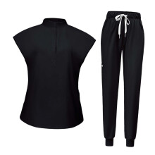 Women Uniform Scrub Set Washable Top and Pants for Beauty Pet Shop SPA