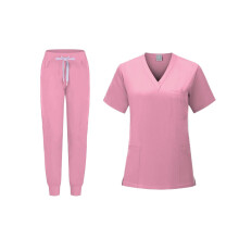 Nursing Scrub Set Breathable Work Clothing for Beauty Center SPA Cosme