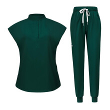 Women Uniform Scrub Set Washable Top and Pants for Beauty Pet Shop SPA