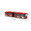Pull Back Long Bus Model Alloy Alloy Pull Back Bus for Game Gifts Deco 2