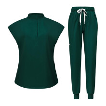 Women Uniform Scrub Set Washable Top and Pants for Beauty Pet Shop SPA