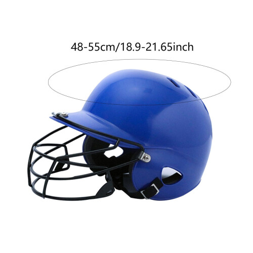 Baseball Helmet Shock Absorbing with Facemask for Outdoors Match Compe 1