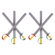 6x Foam Fencing Children Pretend Play Fake Fencing for Decoration Pret