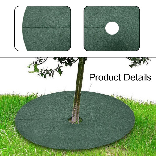 10Pcs Tree Mulch Rings for Weed Control Landscape Round Fruit Tree Pro 2
