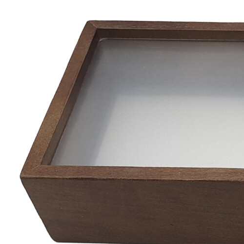 Dried Flower Display Case Wood Shadow Box Frame for Keepsake Wedding P 2