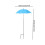 Plant Umbrella Canopy Reusable Versatile Stable Adjustable Sunshade Um 2