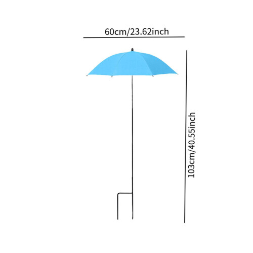Plant Umbrella Canopy Reusable Versatile Stable Adjustable Sunshade Um 1