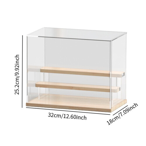 Acrylic Figure Display Case Mini Action Figure Storage Case for Home B 1