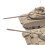 2 Pieces 1/72 Craft Building Model Tank Model Kits for Display Keepsak 3