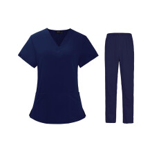 Scrubs Set Work Uniforms for Woman Top and Pants Scrub Kit for Pet Wor