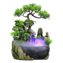 Table Fountain Rockery Landscape Bonsai Statue Spray Water Fountain Wi