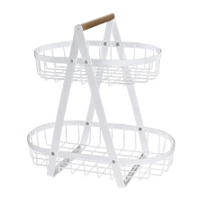 Fruit Basket Wire Storage Basket for Dining Room Bathroom Kitchen Coun