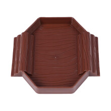 Turtle Bathing Pool with Double Ladder Reptile Water Dish for Bearded