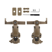 Rotation Helmet Rail Adapter Parts Accessories for Comtac 3 Tactical H