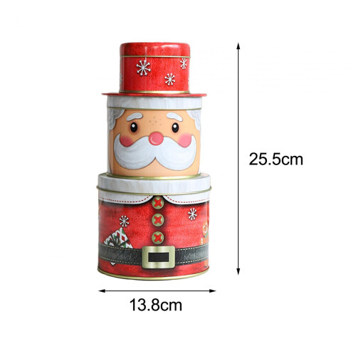 Christmas Cookie Tins Box Chocolate Tinplate Boxes Xmas Treat Boxes fo 1