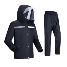 Rain Suit with Face Cover Rainproof Full Body Rainsuit Rain Jacket and