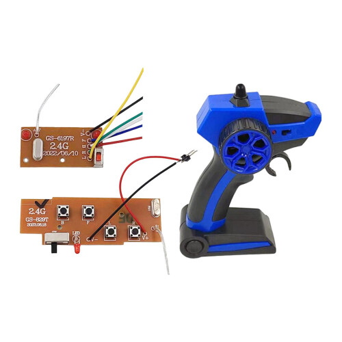 4 Ways Remote Control Transmitter and Receiver Board for Trucks RC Car