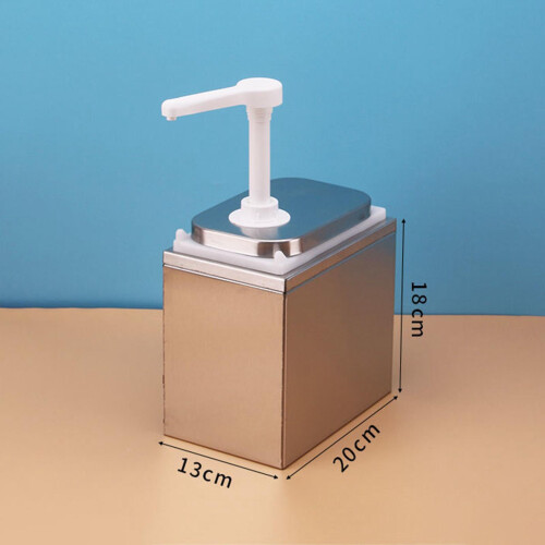 Sauce Dispenser Pump 2.5L Removable Press for Buffet Dinning Room Rest 1