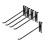 5 Pieces Wall Hooks Hangers Multipurpose for Office Backyard Retail Sh 1