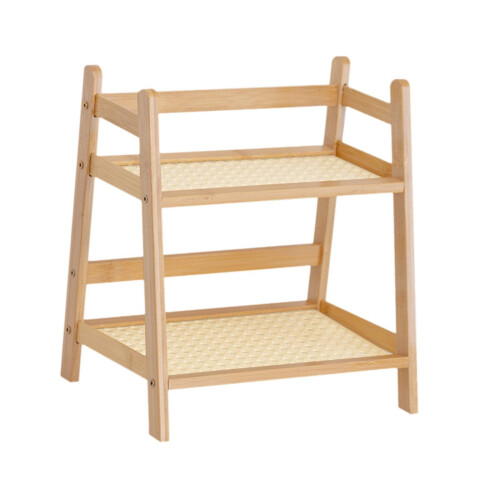 Countertop Organizer 2 Tier Cup Storage Rack for Apartment Dining Room