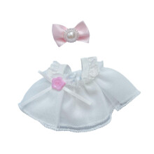 Plush Figure Overall Skirt Clothing Pretend Play Brace Skirt for 6.69'