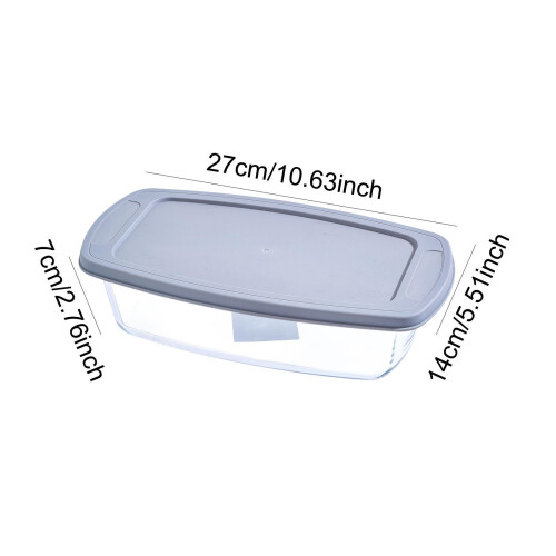 Glass Baking Dish Multifunction Loaf Bread Cake Model for Picnic Home 1