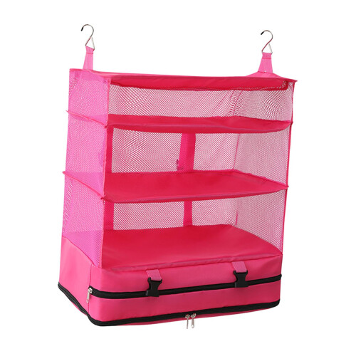 Hanging Organizer for Closet Compartment Foldable 3 Tier for Home RV G
