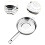Big Hole Cold Shrimp Colander Stainless Steel for Straining Draining R 3
