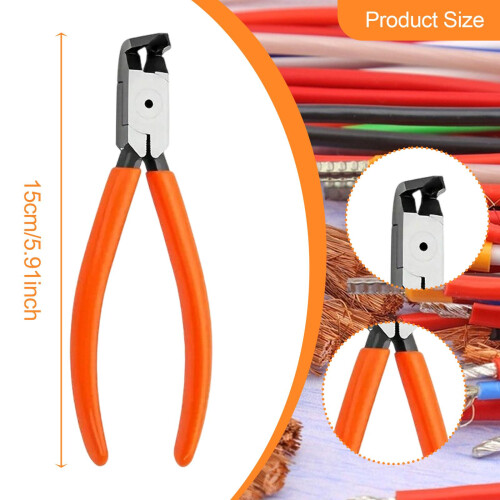 Wire Cutter with Non Slip Handle Flush Cutter for Crafts Zip Ties Elec 1