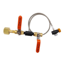 CO2 Cylinder Refill Adapter Hose Fill Station Connector Kit for Fillin