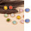 10Pcs Metal Buttons Decorative Sewing Button Fasteners-yellow 2