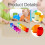 Rainbow Building Blocks Set Birthday Gift Rainbow Acrylic Gemstone Cyl 3