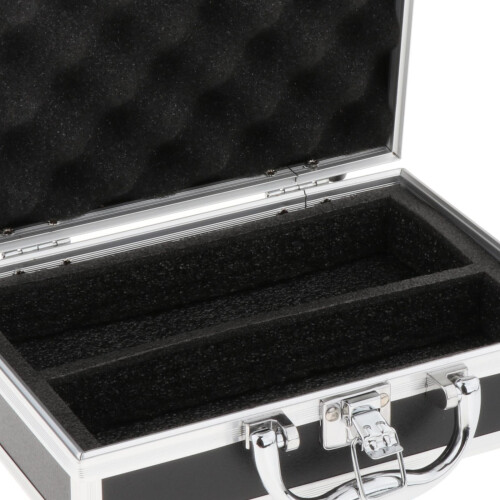 Portable Aluminum Mic Suitcase with Handle Professional Mic Gear Stora 2