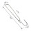 12 Pieces Pattern Making Hooks Clothing Design Paper Hooks 185mmx35mm 2
