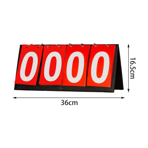 Tabletop Flip Scoreboard 4 digits Score Keeper for Games Tennis Multi 1