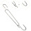 12 Pieces Pattern Making Hooks Clothing Design Paper Hooks 185mmx35mm 3