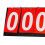 Tabletop Flip Scoreboard 4 digits Score Keeper for Games Tennis Multi 3