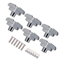6 Pieces Tuning Pegs Tuner Machine Heads for Folk Electric Guitar Acce