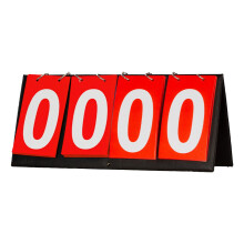 Tabletop Flip Scoreboard 4 digits Score Keeper for Games Tennis Multi